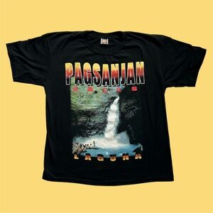 Pagsanjan Falls Laguna Philippines Graphic Tee Tourist Travel Shirt Black Medium